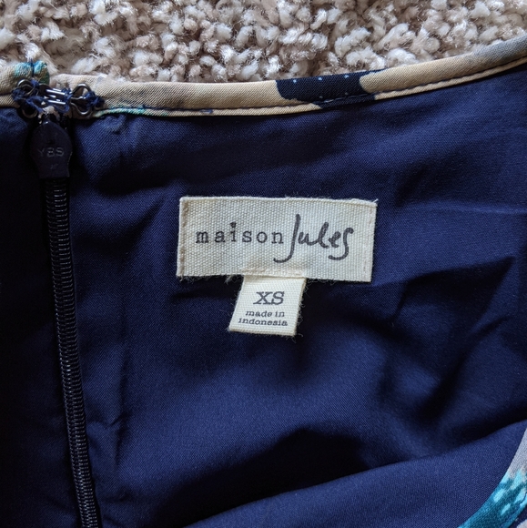 Maison Jules Sleeveless Fit-and-Flare Dress - Picture 3 of 5